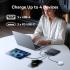 Baseus Blade H1 Lite 20000mAh 100W Fast Charging Power Bank with Type-C Cable - 2 USB-A and 2 Type-C Port, Digital Display, Slim Design - Black